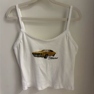 White Ford Tank Top